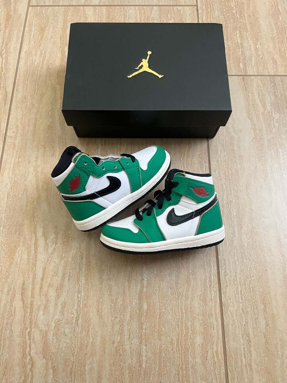Jordan 1 High OG TD 'Lucky Green' Toddler Size 6C